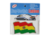 BOLIVIA COUNTRY FLAG WAVY BUMPER DECAL STICKER EMBLEM ...