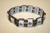 BOSNIA COUNTRY FLAG FLEXIBLE METAL REVERSIBLE SPORTS BRACELET WRIST BAND ... NEW