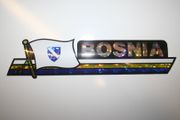BOSNIA COUNTRY FLAG LONG CAR AUTOMOBILE BUMPER STICKER DECAL EMBLEM .. NEW