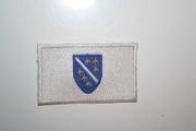 BOSNIA COUNTRY FLAG SMALL IRON ON PATCH CREST BADGE ... NEW