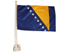 BOSNIA & HERZEGOVINA 12" X 18" INCHES HEAVY DUTY COUNTRY FLAG WITH STICK .. FIFA SOCCER WORLD CUP .. NEW