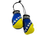 BOSNIA & HERZEGOVINA COUNTRY FLAG MINI BOXING GLOVES ..HIGH QUALITY .. NEW