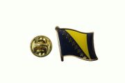 BOSNIA NEW COUNTRY FLAG METAL LAPEL PIN BADGE 