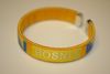 BOSNIA YELLOW COUNTRY FLAG FLEXIBLE METAL NYLON BRACELET WRIST BAND ... NEW
