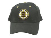 BOSTON BRUINS BLACK NHL HOCKEY LOGO HAT CAP .. NEW