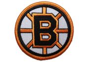 BOSTON BRUINS GOLD & BLACK NHL LOGO EMBROIDERED IRON ON PATCH CREST BADGE .. NEW