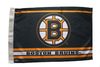 BOSTON BRUINS NHL LOGO 12" X 18" INCHES HIGH QUALITY FLAG WITH SLEAVE WITHOUT STICK .. NEW