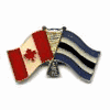 BOTSWANA / CANADA COUNTRY SMALL METAL FRIENDSHIP LAPEL PIN BADGE .. NEW BOTSWANA / CANADA COUNTRY SMALL METAL FRIENDSHIP LAPEL PIN BADGE .. NEW
