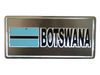 BOTSWANA COUNTRY FLAG SMALL METAL LICENSE PLATE STICKER DECAL EMBLEM .. NEW