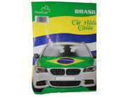 BRASIL BRAZIL CAR HOOD COVER COUNTRY FLAG FIFA SOCCER WORLD CUP .. NEW