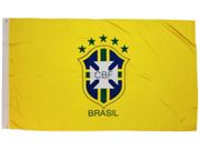 BRASIL BRAZIL CBF LOGO FIFA SOCCER WORLD CUP 3' X 5' FEET FLAG BANNER .. NEW