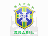 BRASIL BRAZIL CBF LOGO FIFA SOCCER WORLD CUP 8 1/4" X 11 1/2" INCHES X-LARGE STICKER .. HIGH QUALITY .. NEW