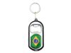 BRASIL BRAZIL COUNTRY FLAG BOTTLE OPENER LED KEYCHAIN ..HIGH QUALITY .. NEW