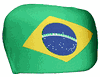 BRASIL BRAZIL COUNTRY FLAG CAR SIDE MIRROR COVER .. 2 IN ONE PACK .. NEW
