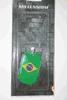 BRASIL BRAZIL COUNTRY FLAG METAL DOG TAG NECKLACE PENDANT .. FIFA WORLD CUP FOOTBALL ... NEW