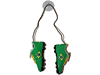 BRASIL BRAZIL GREEN COUNTRY FLAG HANGING SHOES CLEAT WITH SUCTION CUP 5" X 2.5" INCHES  FIFA SOCCER WORLD CUP .. NEW