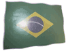 BRASIL BRAZIL SEE THROUGH CAR FLAG STICKER 13 1/4" X 10" INCHES FIFA SOCCER WORLD CUP .. HIGH QUALITY .. NEW
