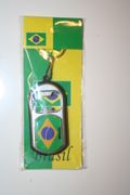 BRASIL COUNTRY FLAG BOTTLE OPENER KEYCHAIN WITH LIGHT ... FIFA WORLD CUP SOCCER FOOTBALL BRAZIL .. NEW