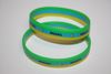 BRASIL COUNTRY FLAG COLORS LAYERED SILICONE  BRACELETS WRISTBANDS  .... BRAZIL FIFA WORLD CUP .... NEW