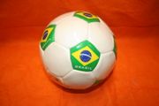 BRASIL COUNTRY FLAG FIFA WORLD CUP SOCCER BALL FOOTBALL SIZE 5 ... MATTED FINISH ... NEW