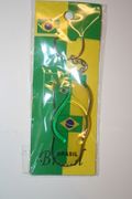 BRASIL COUNTRY FLAG SHOE SANDLE KEYCHAIN ... BRAZIL . NEW