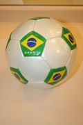BRASIL FIFA WORLD CUP COUNTRY FLAG SOCCER BALL FOOTBALL SIZE 5 ... SHINY HIGH GLOSS FINISH ... NEW