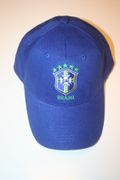 BRASIL FIFA WORLD CUP LOGO BLUE EMBROIDERED HAT CAP ... BRAZIL .. NEW