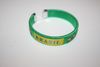 BRASIL GREEN COUNTRY FLAG FLEXIBLE BRACELETS WRISTBANDS .. FIFA WORLD CUP SOCCER FOOTBALL BRAZIL ..NEW