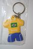 BRASIL YELLOW FIFA WORLD CUP SOCCER JERSEY KEYCHAIN...BRAZIL FOOTBALL ... NEW
