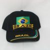 BRAZIL COUNTRY FLAG BLACK EMBROIDERED HAT CAP ... FIFA WORLD CUP SOCCER FOOTBALL ..NEW BRAZIL COUNTRY FLAG BLACK EMBROIDERED HAT CAP ... FIFA WORLD CUP SOCCER FOOTBALL ..NEW