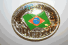 BRAZIL COUNTRY FLAG EU AMO BRAZIL METAL BELT BUCKLE .. NEW