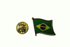 BRAZIL COUNTRY FLAG METAL LAPEL PIN BADGE ... BRASIL .. NEW BRAZIL COUNTRY FLAG METAL LAPEL PIN BADGE ... BRASIL .. NEW