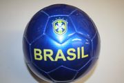 ***SOLD OUT***BRAZIL FIFA WORLD CUP BLUE SOCCER BALL FOOTBALL BRASIL .. SIZE 5 .. HIGH GLOSS .. NEW