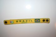  BRAZIL FIFA WORLD CUP SOCCER 2006 YELLOW WRISTBAND BRACELET .. NEW 