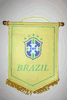 BRAZIL FIFA WORLD CUP SOCCER FOOTBALL HANGING BANNER .. BRASIL MEDIUM SIZE .. NEW