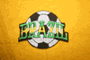BRAZIL SOCCER BALL PATCH CREST ...BRASIL  FIFA WORLD CUP FOOTBALL ...HOT