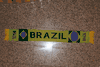 BRAZIL YELLOW COUNTRY FLAG SOCCER FOOTBALL SCARF SCARVES .. NEW