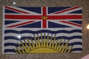 BRITISH COLUMBIA CANADA 3' X 5' PROVINCIAL FLAG BANNER TAPESTRY .. NEW