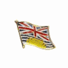 BRITISH COLUMBIA CANADIAN PROVINCIAL FLAG SMALL METAL LAPEL PIN BADGE ... BC PROVINCE .. NEW