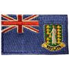 BRITISH VIRGIN ISLANDS COUNTRY FLAG SMALL IRON ON PATCH CREST BADGE . NEW 