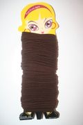 BROWN LADIES THICK  LEG WARMERS LEGGINGS BY ANGELINA ... 100 - 175 LBS .. NEW IN PACKAGE