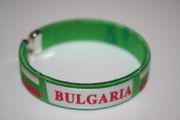 BULGARIA COUNTRY FLAG GREEN FLEXIBLE BRACELET WRISTBAND ... NEW