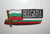 BULGARIA COUNTRY FLAG WORD IRON-ON PATCH CREST BADGE .. NEW