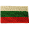 BULGARIA SMALL COUNTRY FLAG IRON ON EMBROIDERED PATCH CREST BADGE .. NEW