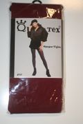 BURGUNDY OPAQUE TIGHTS WITH FEET BY QUEENSTEX 100-175 LBS ... NEW IN PACKAGE