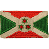 BURUNDI COUNTRY FLAG SMALL IRON ON PATCH CREST BADGE .. NEW