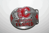 CALGARY FLAMES METAL BELT BUCKLE ..  NHL HOCKEY ...  NEW