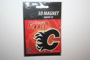 CALGARY FLAMES NHL HOCKEY 3D EMBOSSED FRIDGE MAGNET .. NEW