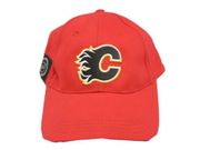 CALGARY FLAMES RED NHL HOCKEY LOGO HAT CAP .. NEW