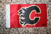 CALGARY FLAMES SMALL CAR ANTENNA FLAG BANNER ... NHL HOCKEY .. NEW